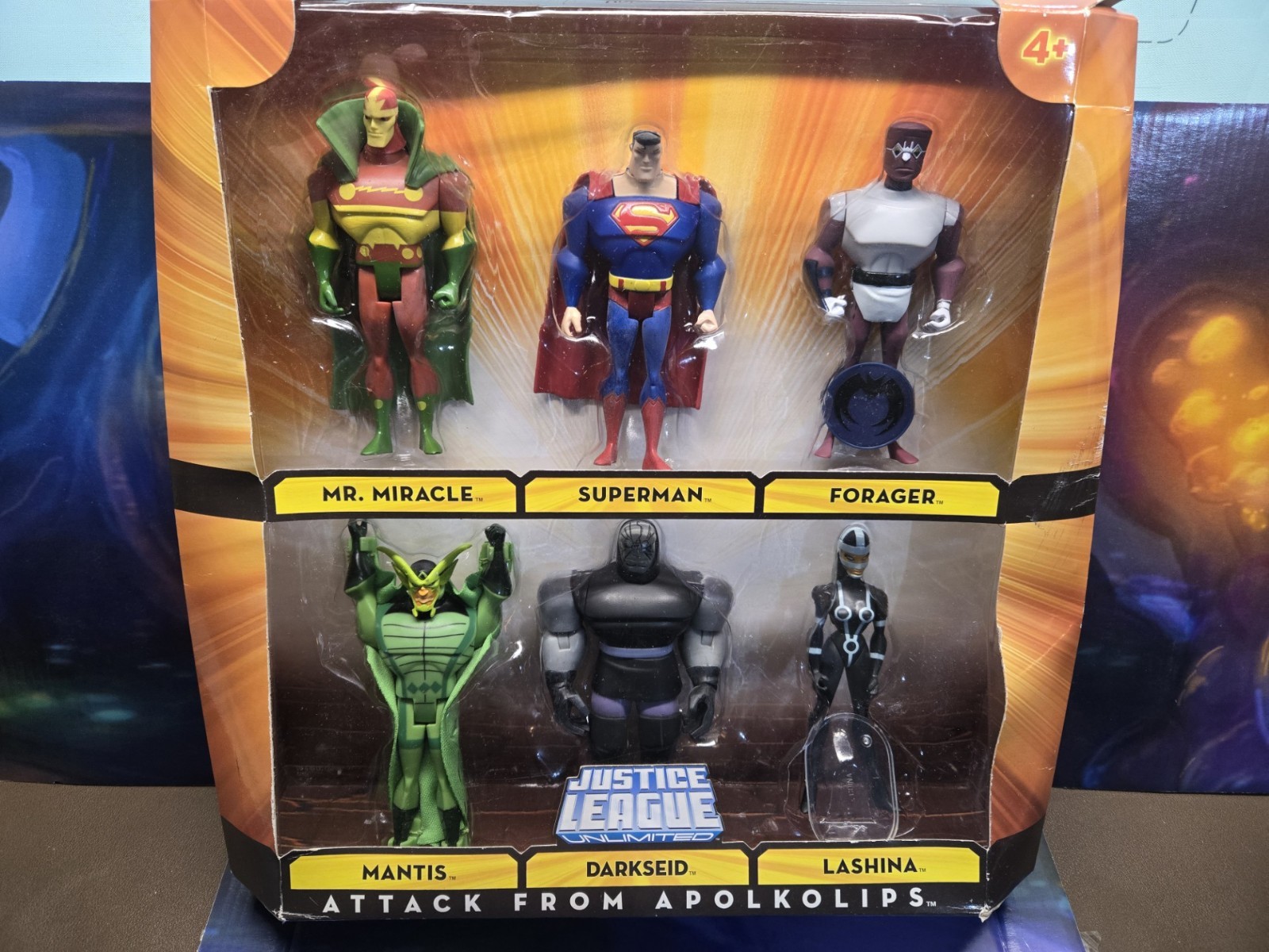 2008 Justice League Attack from Apokolips 6-Figure Set Darkseid & Lashina