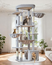 72 Inch Cat Tree, XXL Cat Tower for Indoor Cats Large Adult 25Lbs , Extra-Large