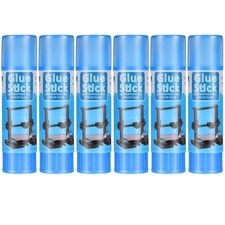 Outus 6 Pack 3D Printer Glue Sticks for Hot Bed PVP Adhesive White 