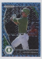 2021 Panini Prizm Draft Picks Blue Velocity Prizm Aaron Zavala #PDP38 0nr3