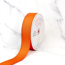 "Grosgrain Ribbon 1.5"" x 50-Yard Orange, Solid Craft Ribbon for DIY Projects"