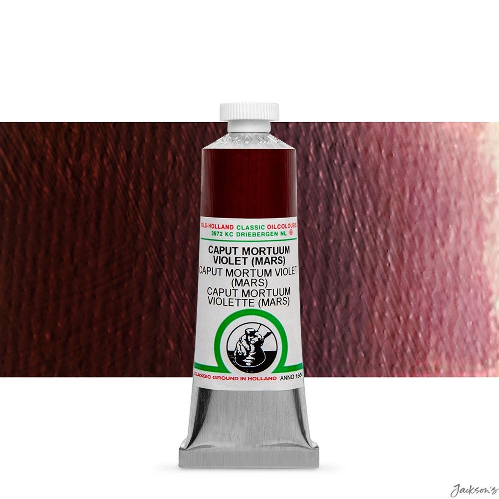 Old Holland Classic Oil Paint Tube 40ml Caput Mortuum Violet Mars Colour