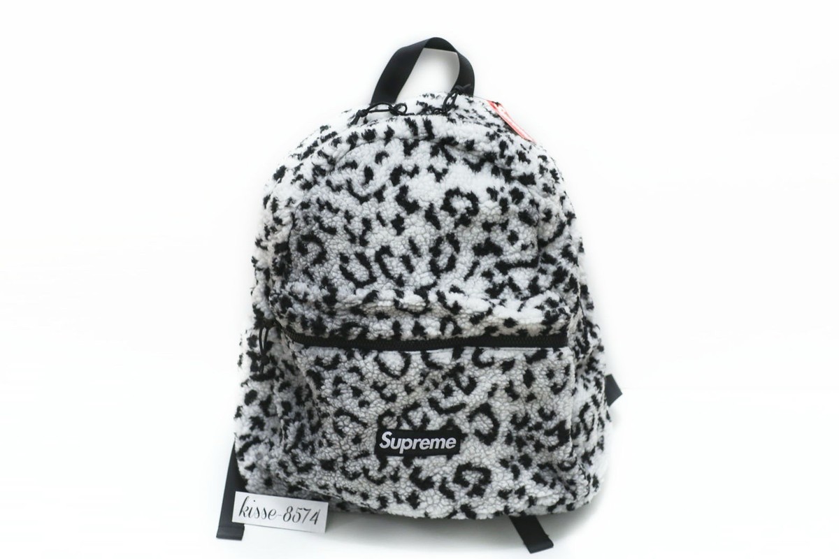 希少完売品 17fw Leopard Fleece WaistBag Supreme Leopard Fleece Waist Bag Yellow - FW17 - US