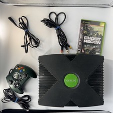 Microsoft Original OG Xbox Console With Controller, cables and game Works Great