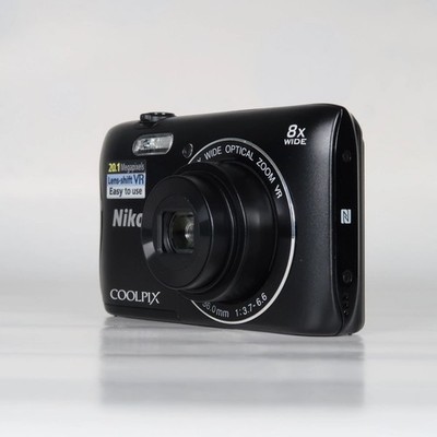 Nikon COOLPIX S3700 20.0MP 8x Optical Zoom Digital Camera Pink