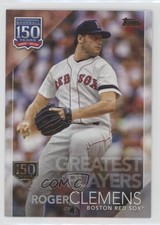 2019 Topps Update Greatest Players 150th Anniversary 96/150 Roger Clemens sl1