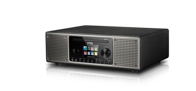 P TEC Pilatus II Anthrazit-Schwarz - DAB+/UKW/Internet Stereo-Radio mit CD