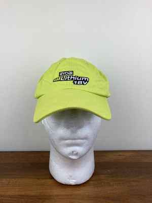 Access East Ryobi Lithium 18V Neon Green And Black Strap Back Adjustable Cap Hat