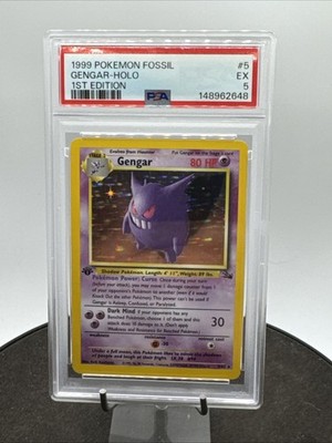 Gengar 5/62 Fossil Holo for sale online