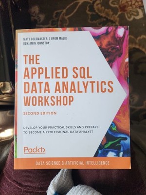 The Applied SQL Data Analytics Workshop Second Edition Book