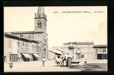 CPA Bois-D´Oingt, La Place 