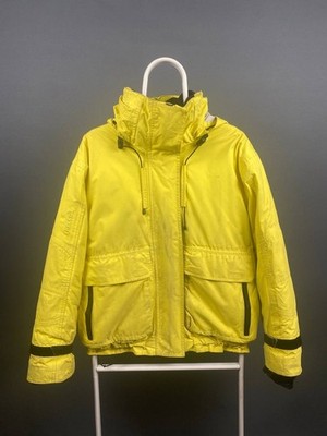 Adidas Mens Stella Mccartney Ski Jacket Size M Yellow Long Sleeve Full Zipper