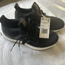 Adidas Ultraboost 1.0 Big Kids' Shoes Core Black-Beam Green HQ4218