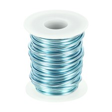 10 Gauge Aluminum Craft Wire 2.5mm 33ft Bendable Metal Wire, Light Blue