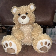 First and Main Teddy Bear Plush Named Oatie Stuffed Animal 1222 Vintage Toy S1