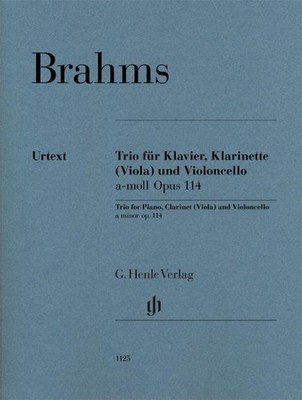 Trio für Klavier, Klarinette (Viola) und Violoncello a-moll op. 114 Johannes Bra