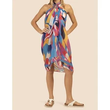 Trina Turk  Rio Pareo Multi Color Wrap OSFM