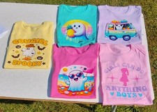 Kids T Shirts Fun Graphic For Boys Or Girls Different Sizes 6- 6/7y