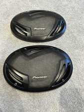 Pioneer 6 x 9 Speaker Cover Grills x 2 Black Metal Mesh Grill Covers