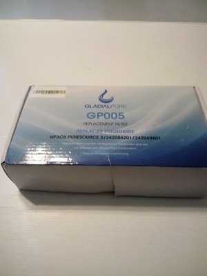 Glacial Pure GP005 Replacement Refrigerator Water Filter Lot of 2 (open box)