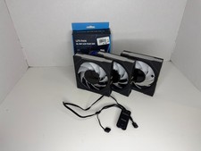 Lian Li Uni FAN SL-INF Flex LCD 120mm Black Case Fan - 3 Pack 