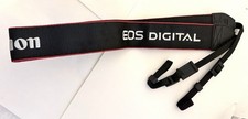NEW - CANON EOS DIGITAL Original 1.5" Wide Adjustable Black Camera Strap