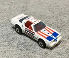 Vintage Hot Wheels 1977 CAPTAIN AMERICA Hot Bird, Pontiac Firebird MARVEL Heroes