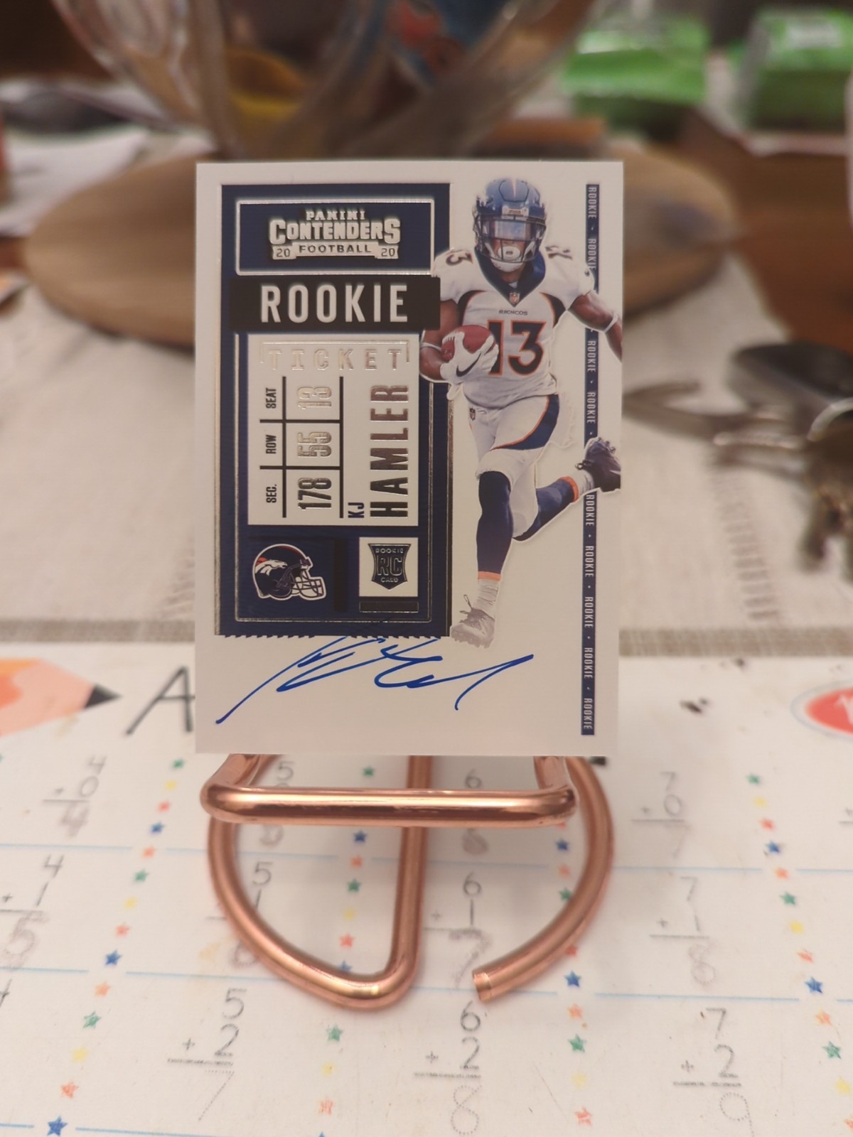 2020 Panini Contenders - RPS Variation Auto KJ Hamler #119 /243 (AU, RC)