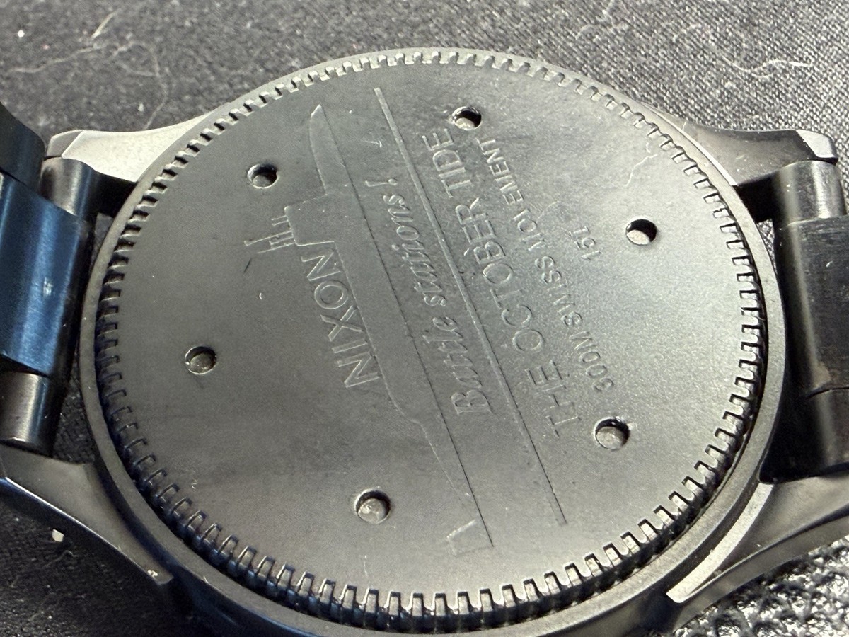 Nixon Battle Station The October Tide 48MM Swiss Movement Watch 