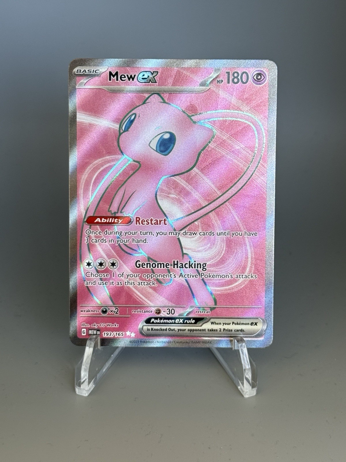 Mew ex 2023 Scarlet & Violet: 151 #193/165 Ultra Rare (Full Art) Price Guide - Sports Card Investor Mew ex 2023 Scarlet & Violet: 151 #193/165 Ultra Rare (Full Art) Price Guide - Sports Card Investor