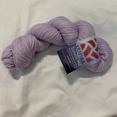 Kraemer Summit Hill Merino Wool Yarn Whisper Lavender Worsted 230yd
