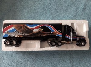 Matchbox Harley Davidson/ Kenworth Tractor Trailer