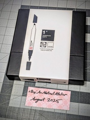 EMPTY Pantone Marker Box - BLACK - Missing Shrinkwrap but UNUSED - NO MARKERS