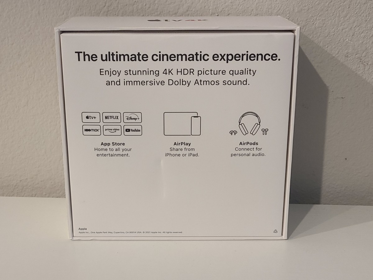 Apple TV 4K HDR 64GB (A2169) Retail Box Only | eBay