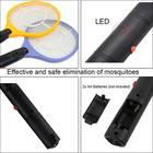 Electric Fly Insect Bug Zapper Bat Handheld Insect Fly Swatter Racket ...