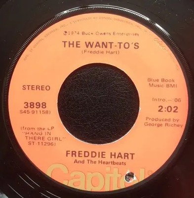 Freddie Hart And The Heartbeats Phoenix City / The Want-Tos Capitol