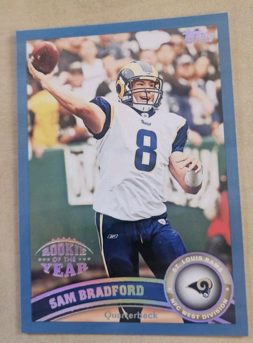 2011 Topps Football Sam Bradford Platinum Parallel #1/1  Los Angeles Rams SSP