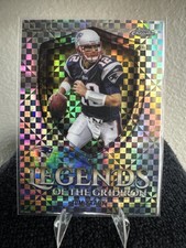 2025 Topps Chrome #LOG-9 Tom Brady Legends of the Gridiron X-Fractor