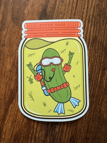 Dutch Bros Sticker - Pickle 