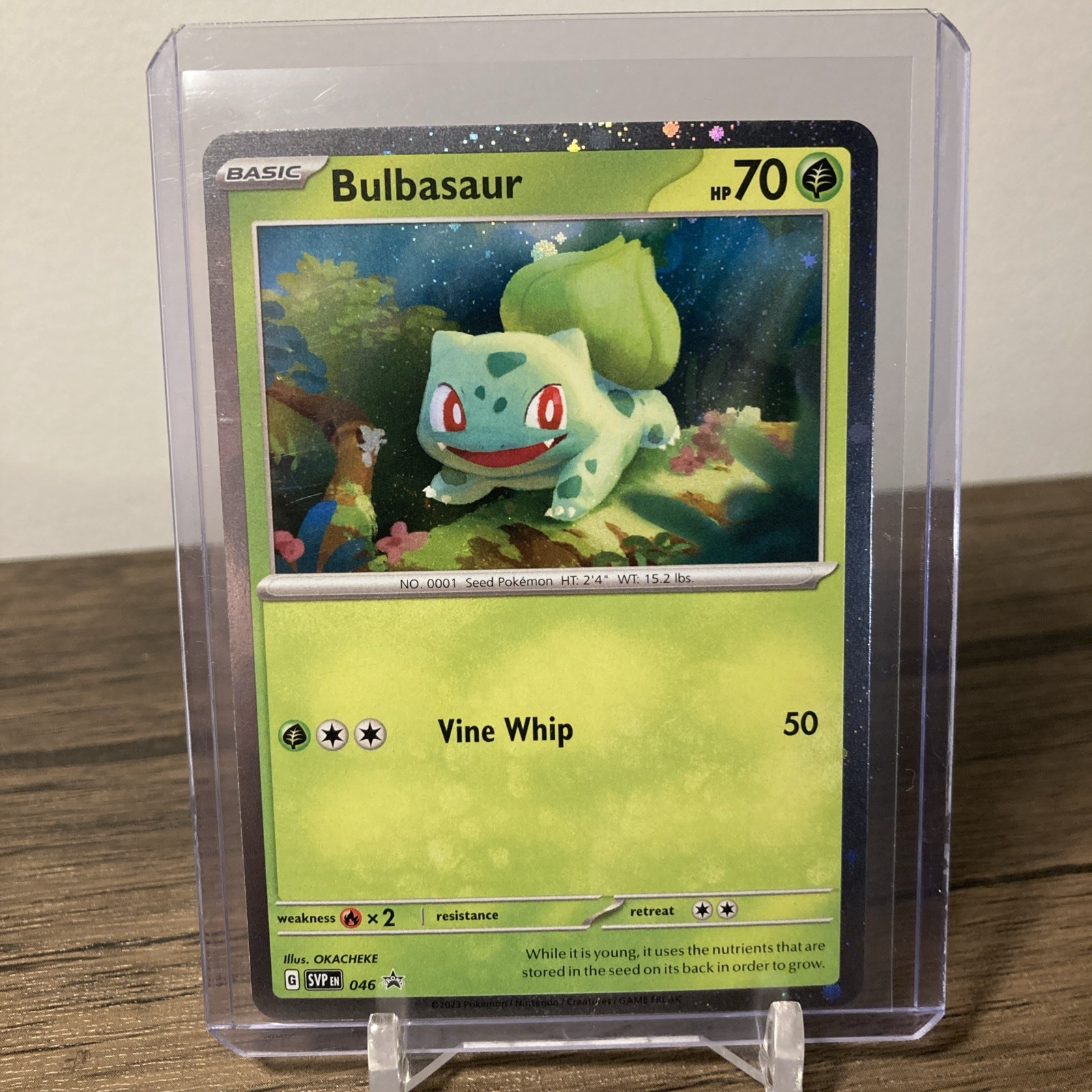 Pokemon SV: Scarlet & Violet Promo - Bulbasaur 046 - Cosmos Holo NM/MINT