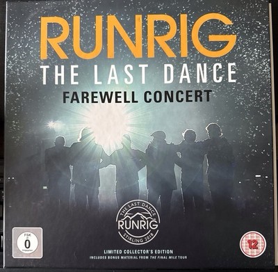 RUNRIG The Last Dance Farewell Concert Limited Collector S Edition CD DVD