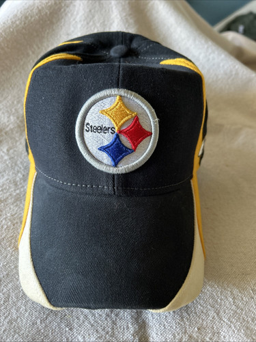 Pittsburgh Steelers Cap Hat Reebok OSFA Embroidered NFL Football - Picture 1 of 7