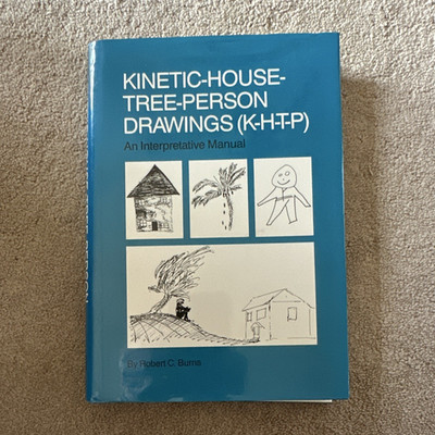 Brunner/Mazel Kinetic-House-Tree-Person Drawings Manual Burns HC 1987 ISBN