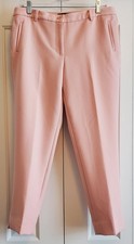 Talbots Hampshire Petite Ankle Career Pants Lined Women's 8P Pink Rosebud