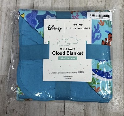 Disney x Little Sleepies Finding Nemo Triple Layer Cloud Blanket Large 50''x50''