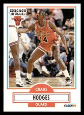 1990 Fleer Craig Hodges #25 Chicago Bulls