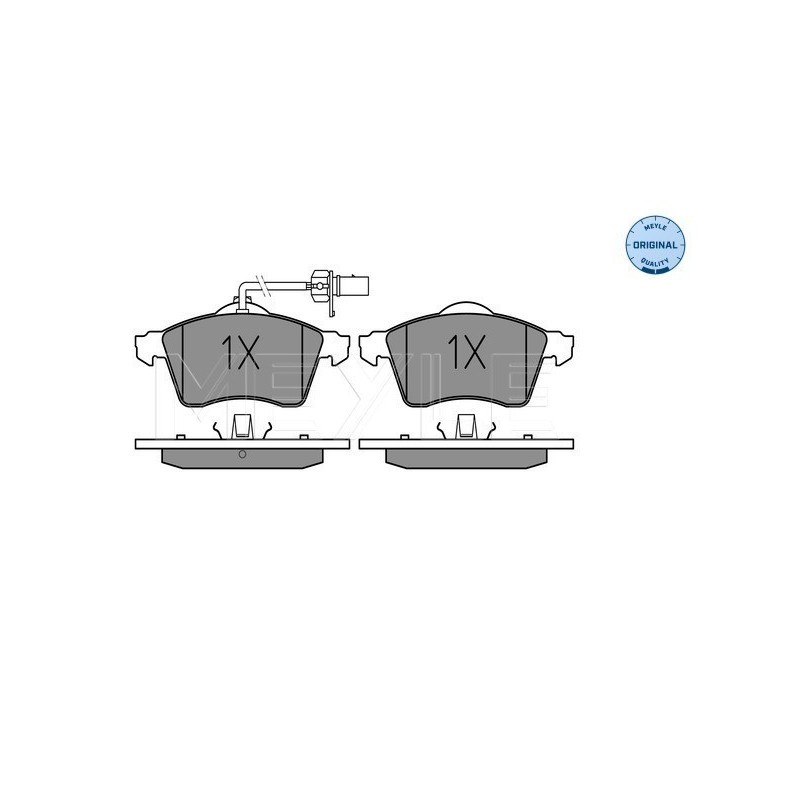 MEYLE 025 218 8519/W Brake Pads Set Front for VW Transporter California