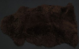 Tappeto 100% pelliccia naturale pelle di pecora lusso lancio seta caldo tappetino 713