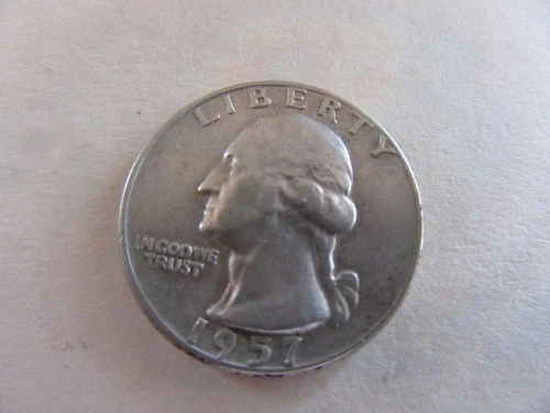 1957-D Washington Silver Quarter Circulated Condition  XF  [ACTUAL COIN] #2