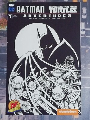 BATMAN / TEENAGE MUTANT NINJA TURTLES ADVENTURES #1 LIMITED TO 750 WITH COA NM